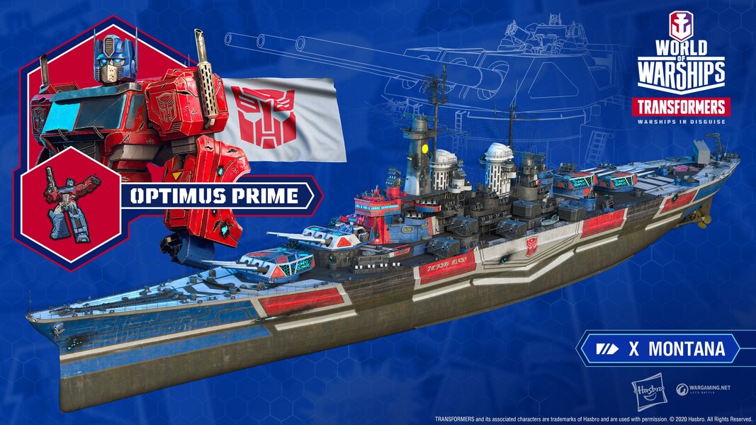 World Of Warships X Transformers Optimus Prime, Bumblebee, Megatron, Rumble Previews  (4 of 4)
